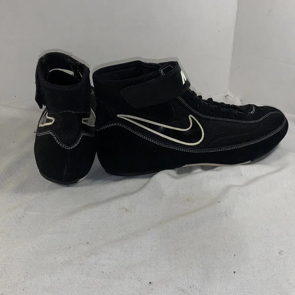 Nike Men’s Speedsweep 7 Black/White High-Top Athletic Boxing Shoes